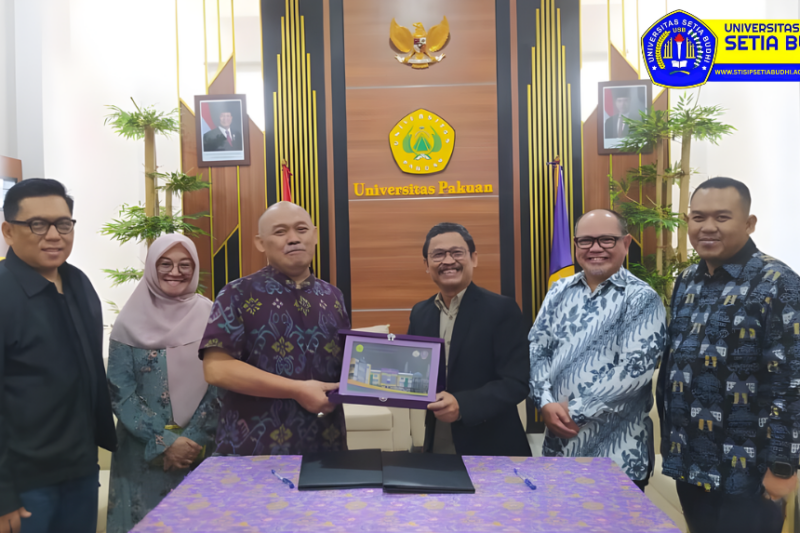 UNPAK dan Universitas Setia Budhi Teken MoU, Perkuat Kerja Sama Tridharma Perguruan Tinggi