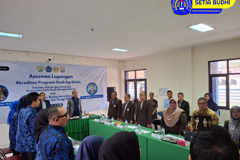 Asesmen Lapangan BAN-PT Prodi Agribisnis Universitas Setia Budhi Perkuat Mutu Akademik